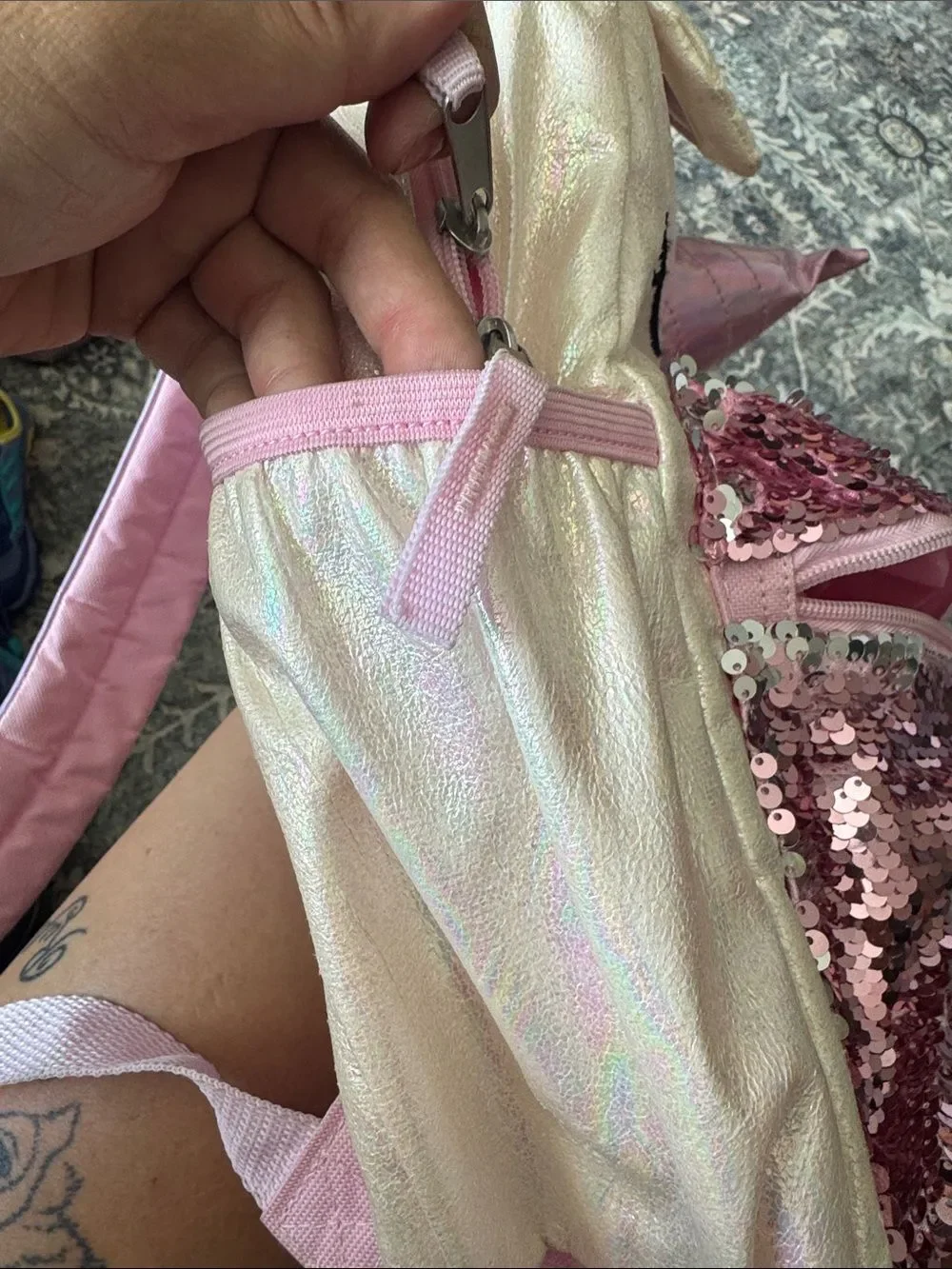 Unicorn Sequin Bookbag